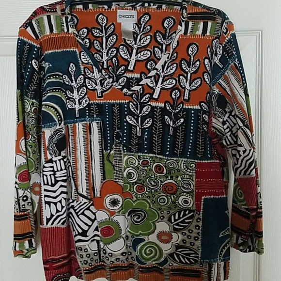 Soft cotton t shirt by Chicos - Picture 2 of 5